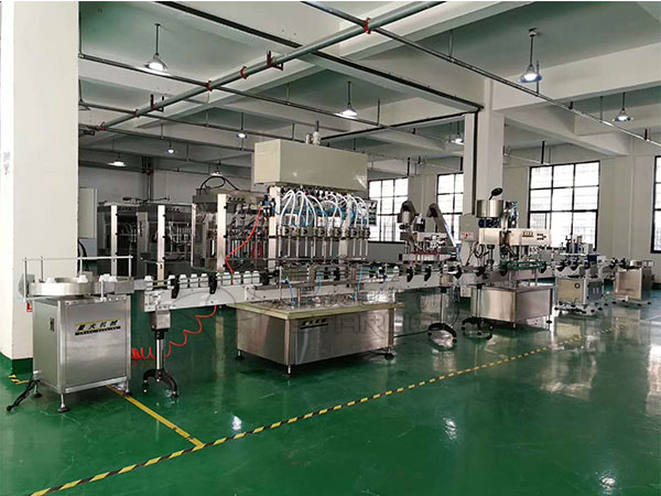 消毒液生產(chǎn)線設備星火實拍圖