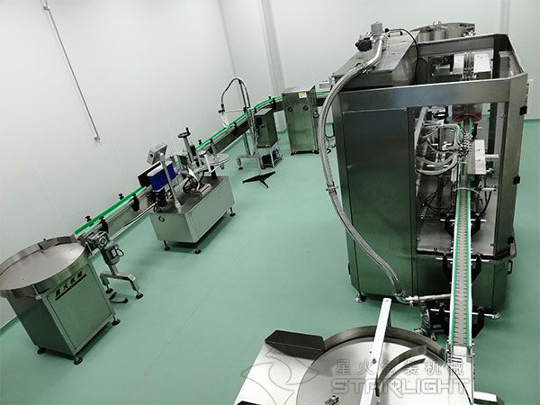 液體灌裝生產線案例現場實拍