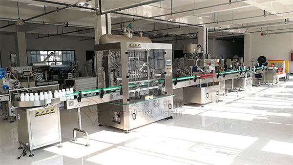 十二頭小磨油灌裝機生產(chǎn)線