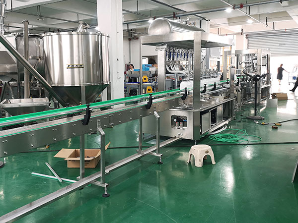 直線式定量灌裝機生產線