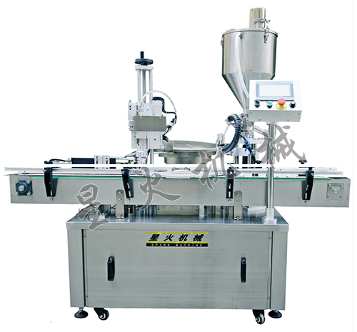 單頭灌裝旋蓋機