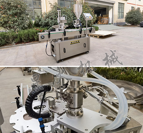 單頭灌裝旋蓋機實拍圖細節