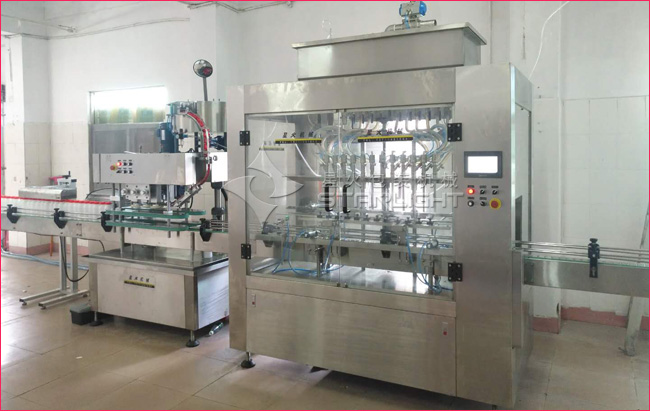 水劑農藥自動灌裝生產線,全自動葉面肥灌裝生產線