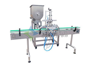 雙頭臥式攪拌辣椒醬灌裝機