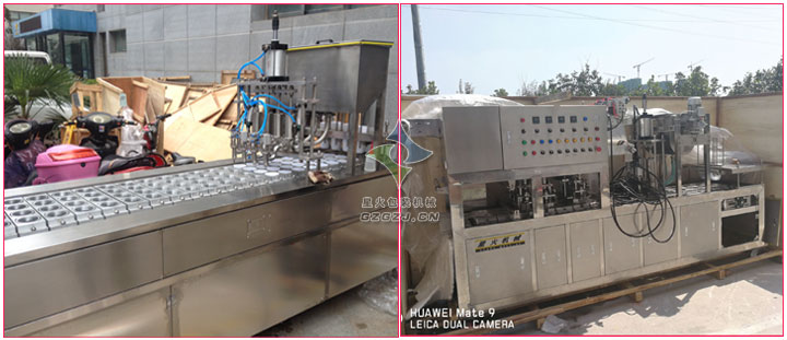 調味醬灌裝封口機,全自動碗裝調味醬灌裝機